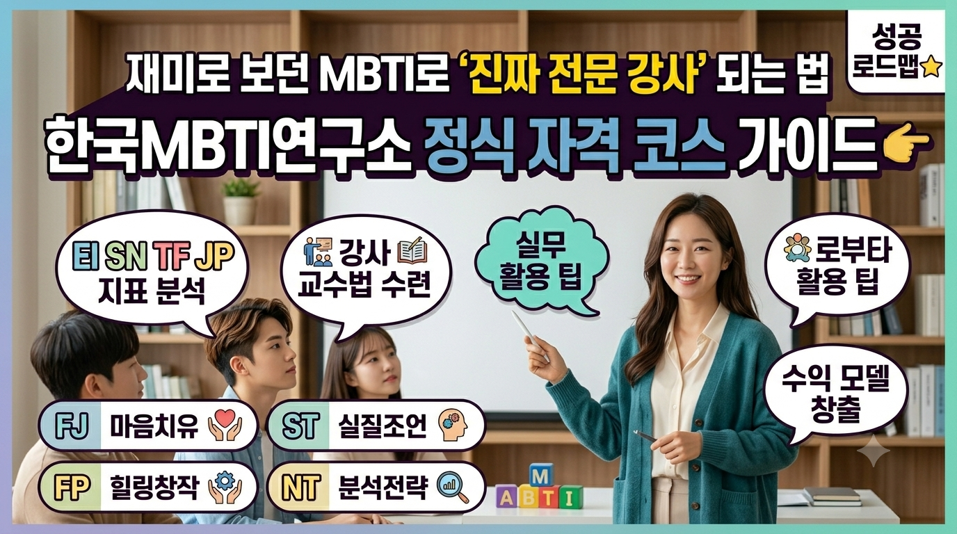 mbti자격취득법