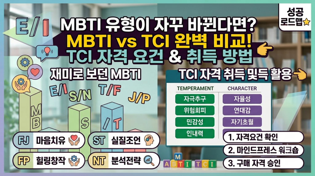 MBTI 유형이 자꾸 바뀐다면? 타고난 유전을 분석하는 TCI 기질검사 차이점과 자격 요건 1 tci와 mbti차이점