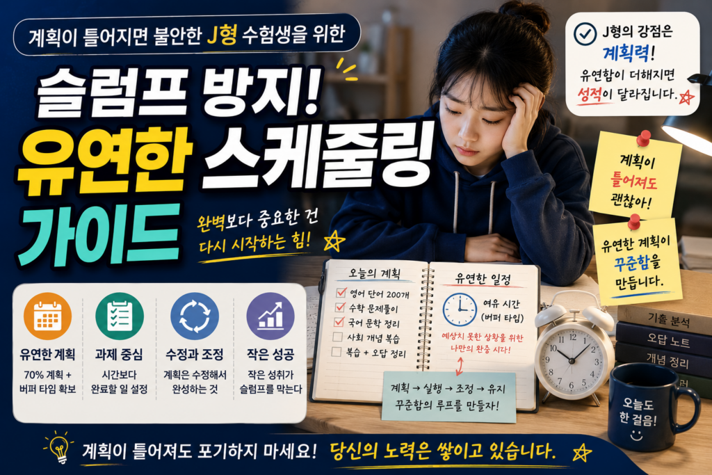 완벽주의가 만든 슬럼프의 덫 J형 수험생을 위한 '공백(Buffer) 플래닝' 매뉴얼" 1 j형 슬럼프극복하는방법