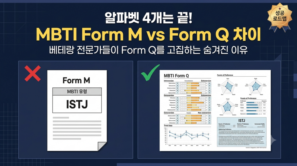 MBTI Form M vs Form Q 다면척도 검사 차이: 왜 베테랑 강사들은 인당 수만 원짜리 Form Q를 고집할까? 1 mbti form M검사 vs form Q검사