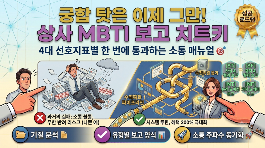 상사랑 안 맞아서 퇴사? MBTI 선호지표로 해킹하는 상사 맞춤형 보고서 작성법 1 mbti별상사와 소통하는방법