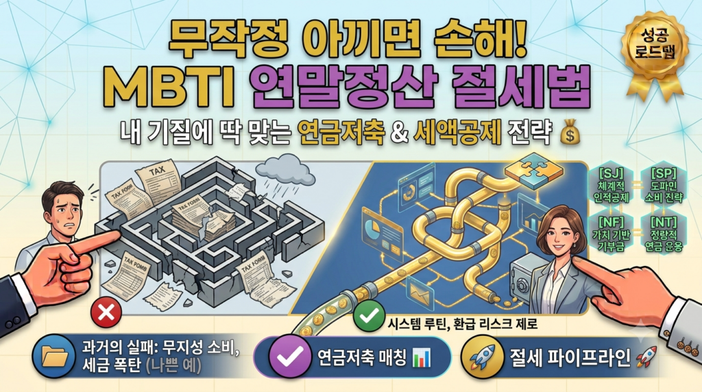 남들 따라 했다간 세금 폭탄? MBTI 4대 기질별 연말정산 치명적 실수와 맞춤형 연금저축 솔루션 1 mbti유형별절세법
