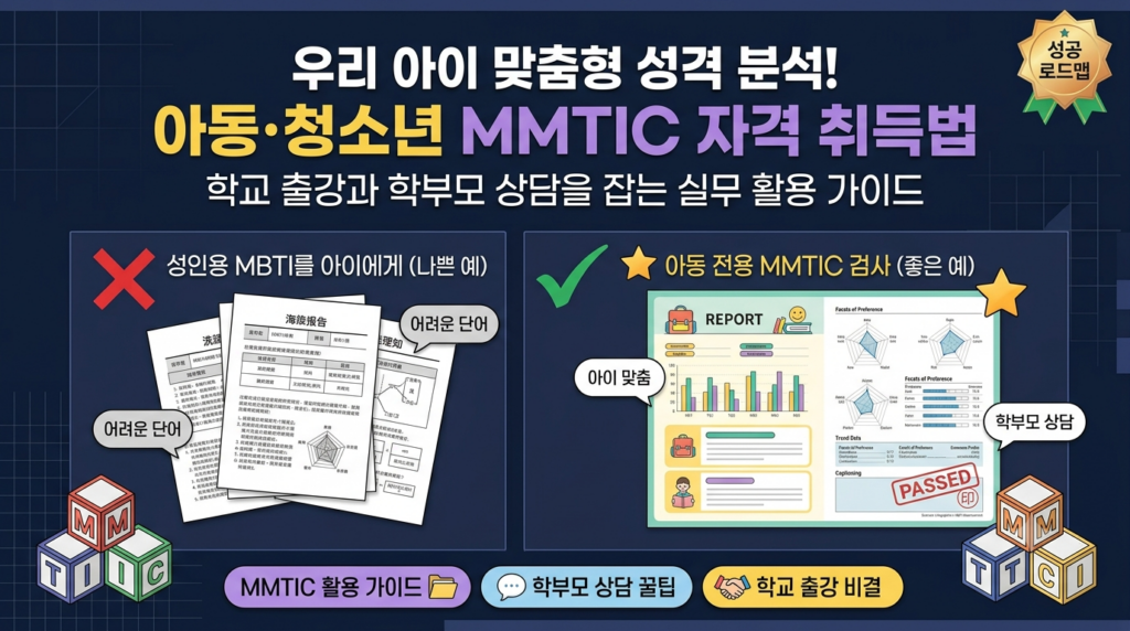 우리 아이 MBTI는 왜 자꾸 바뀔까? 아동·청소년 전용 MMTIC 검사 차이점과 자격 취득법" 1 mmtic취득방법